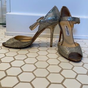 Jimmy Choo sparkly MaryJanes